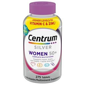 銀寶善存50歲以上女性綜合維他命 275顆錠劑 Centrum Silver Women 50+