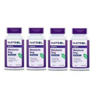 4瓶含運 Natrol 退黑激素 5mg 250顆長效緩釋錠[預購] {美國郵局空運寄送} Melatonin 5mg Time Release